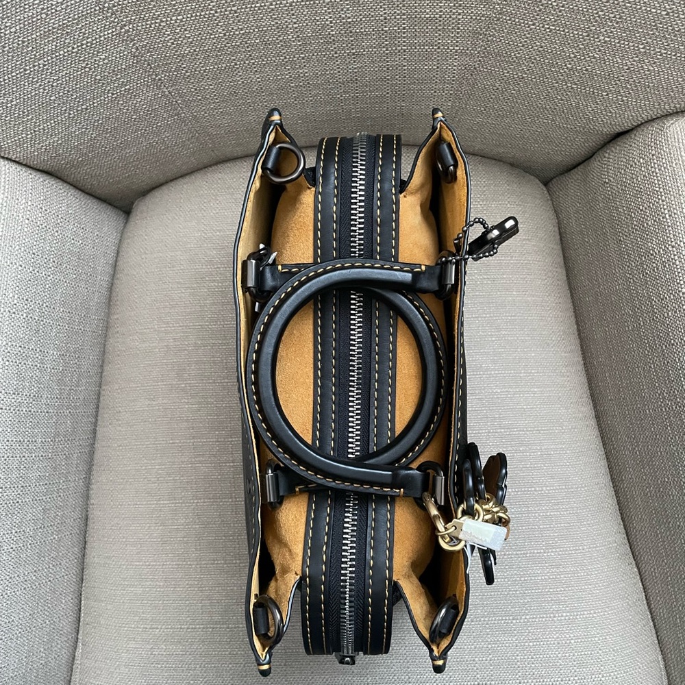 🍁SOLD Coach Rogue 30 bag black new with tags - Picture 11 of 13